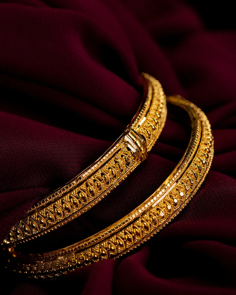 22K filigree bangles, 22k gold bangle at Sonei Jewellers Surrey