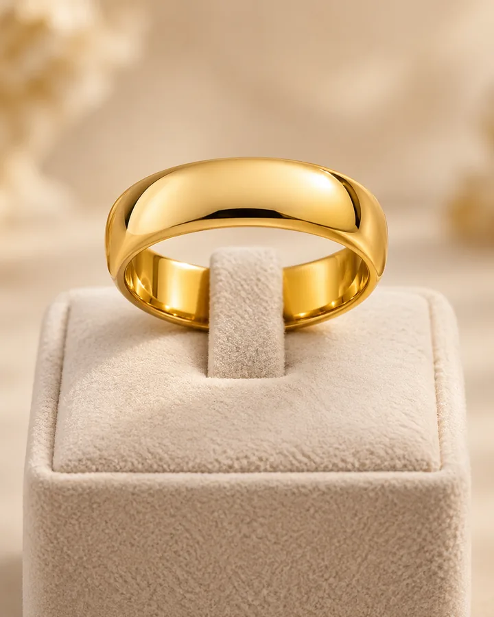 Classic band, gold band at Sonei Jewellers Surrey