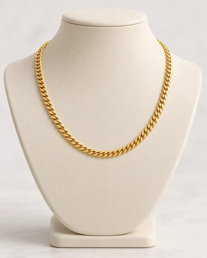 Cuban link chain, gold chain at Sonei Jewellers Surrey