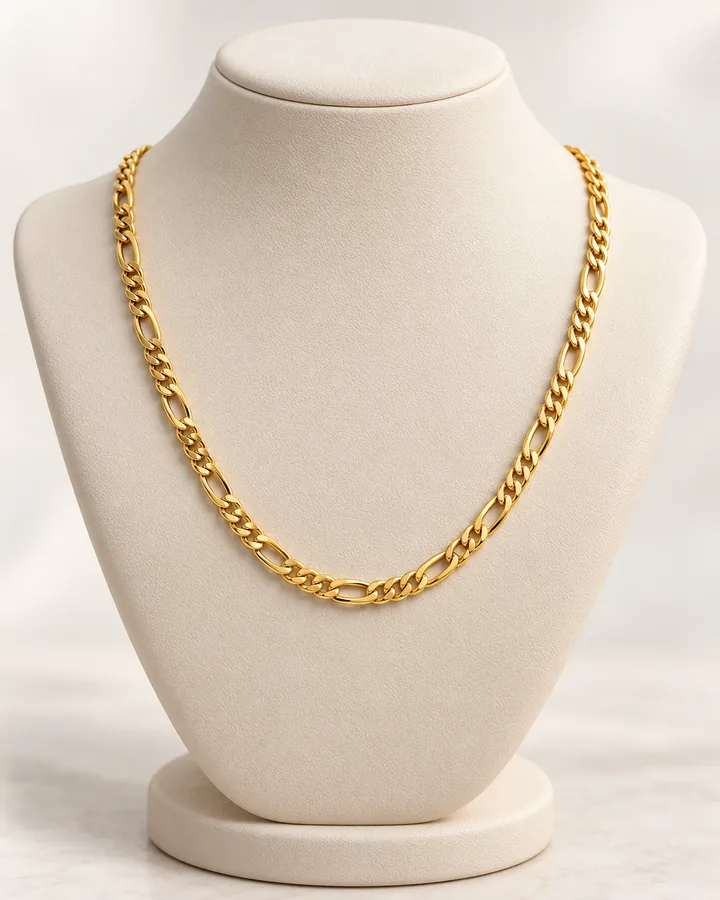 Figaro chain, gold chain at Sonei Jewellers Surrey
