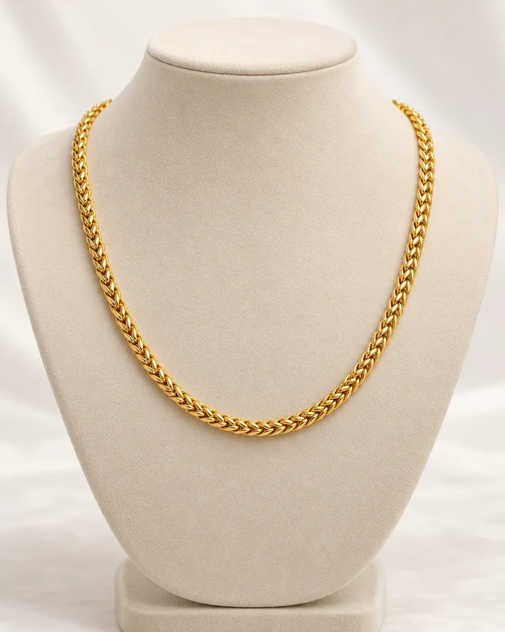 Franco chain, gold chain at Sonei Jewellers Surrey