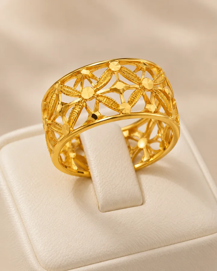 Lattice ring, gold ring at Sonei Jewellers Surrey