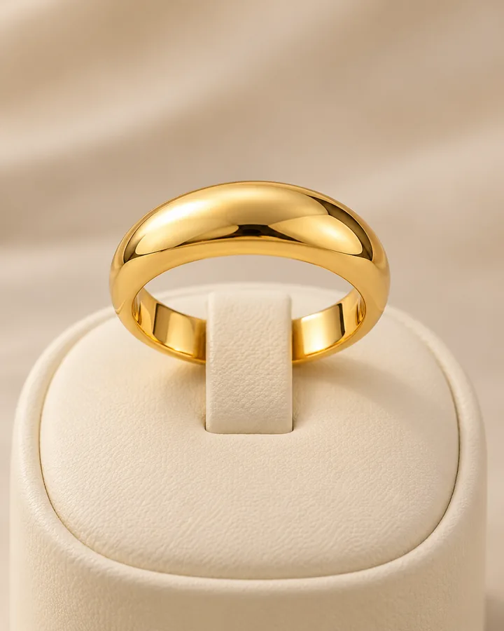 Plain ring, gold ring at Sonei Jewellers Surrey