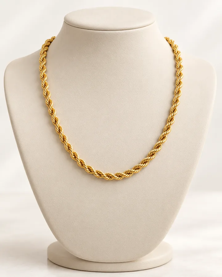 Rope chain, gold chain at Sonei Jewellers Surrey